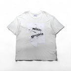 Maison Margiela Line 1 Graphic Print T-Shirt, XL, White Cotton, Made in Italy