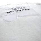 Maison Margiela Line 1 Graphic Print T-Shirt, XL, White Cotton, Made in Italy