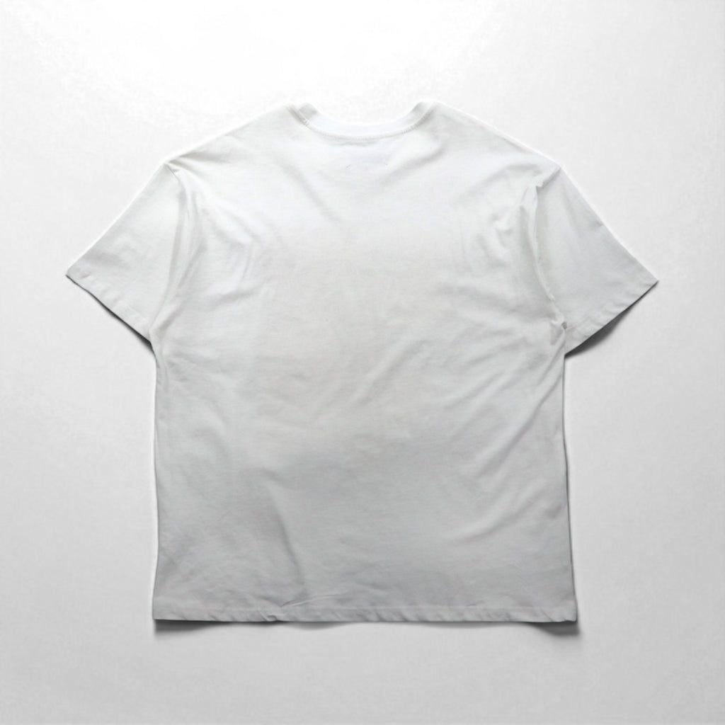 Maison Margiela Line 1 Graphic Print T-Shirt, XL, White Cotton, Made in Italy
