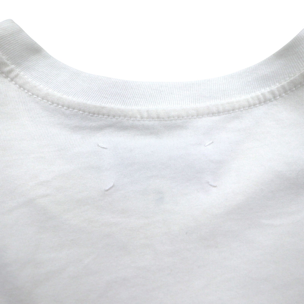 Maison Margiela Line 1 Graphic Print T-Shirt, XL, White Cotton, Made in Italy