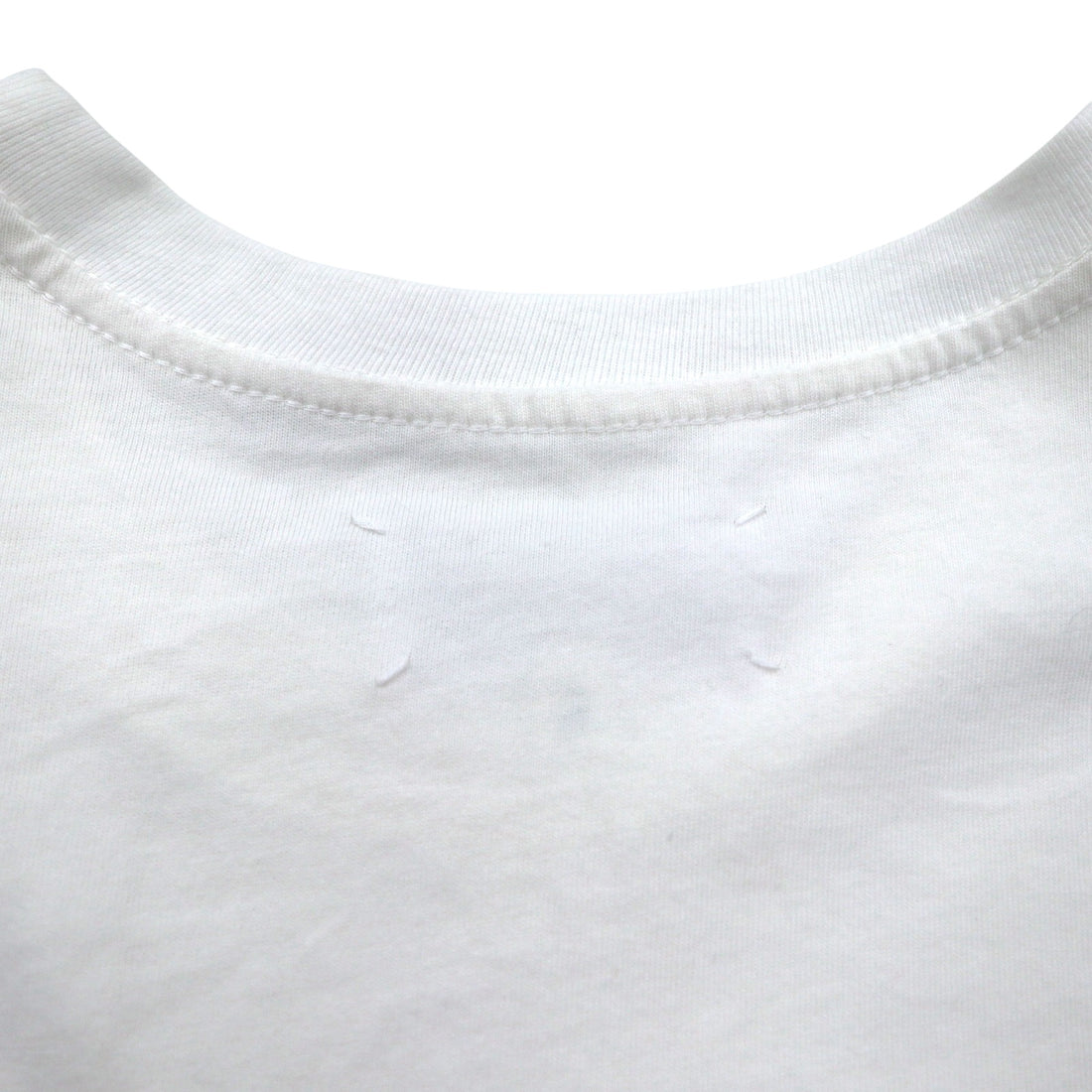 Maison Margiela Line 1 Graphic Print T-Shirt, XL, White Cotton, Made in Italy