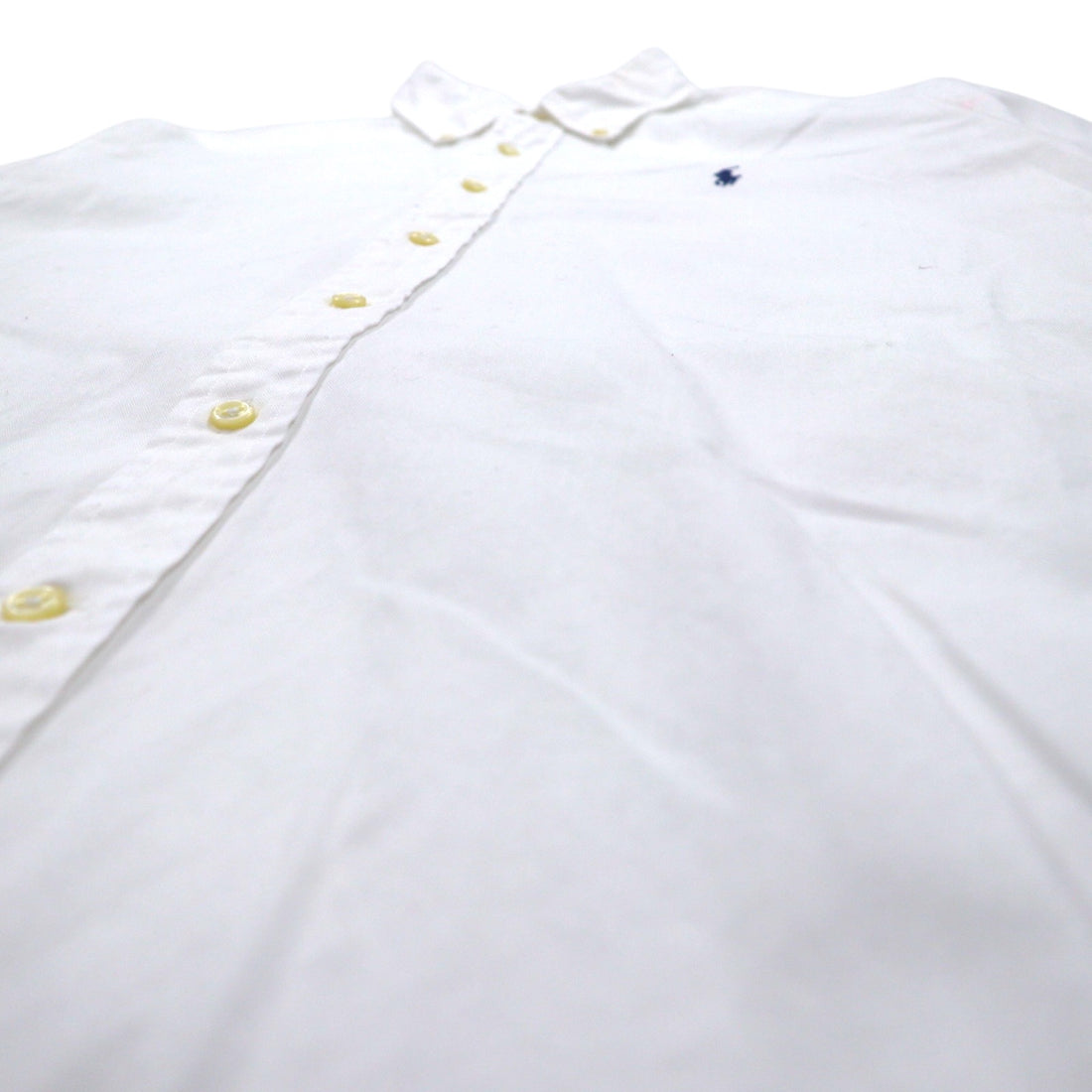 RALPH LAUREN Oxford Button-Down Shirt, XL, White Cotton, Small Pony Embroidery, Made in Sri Lanka