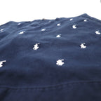 POLO RALPH LAUREN クラシックフィット ショート チノパンツ ハーフパンツ L ネイビー オールオーバーポニー 刺繍