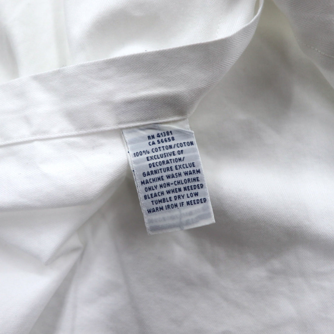 RALPH LAUREN Oxford Button-Down Shirt, XL, White Cotton, Small Pony Embroidery, Made in Sri Lanka