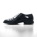 THE JOHNSTON & MURPHY SHOE 70年代 USA製 サドル ドレスシューズ 27-27.5cm ブラック レザー