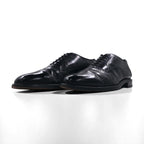 THE JOHNSTON & MURPHY SHOE 70年代 USA製 サドル ドレスシューズ 27-27.5cm ブラック レザー