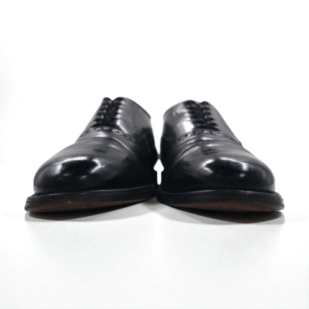 THE JOHNSTON & MURPHY SHOE 70年代 USA製 サドル ドレスシューズ 27-27.5cm ブラック レザー