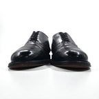 THE JOHNSTON & MURPHY SHOE 70年代 USA製 サドル ドレスシューズ 27-27.5cm ブラック レザー