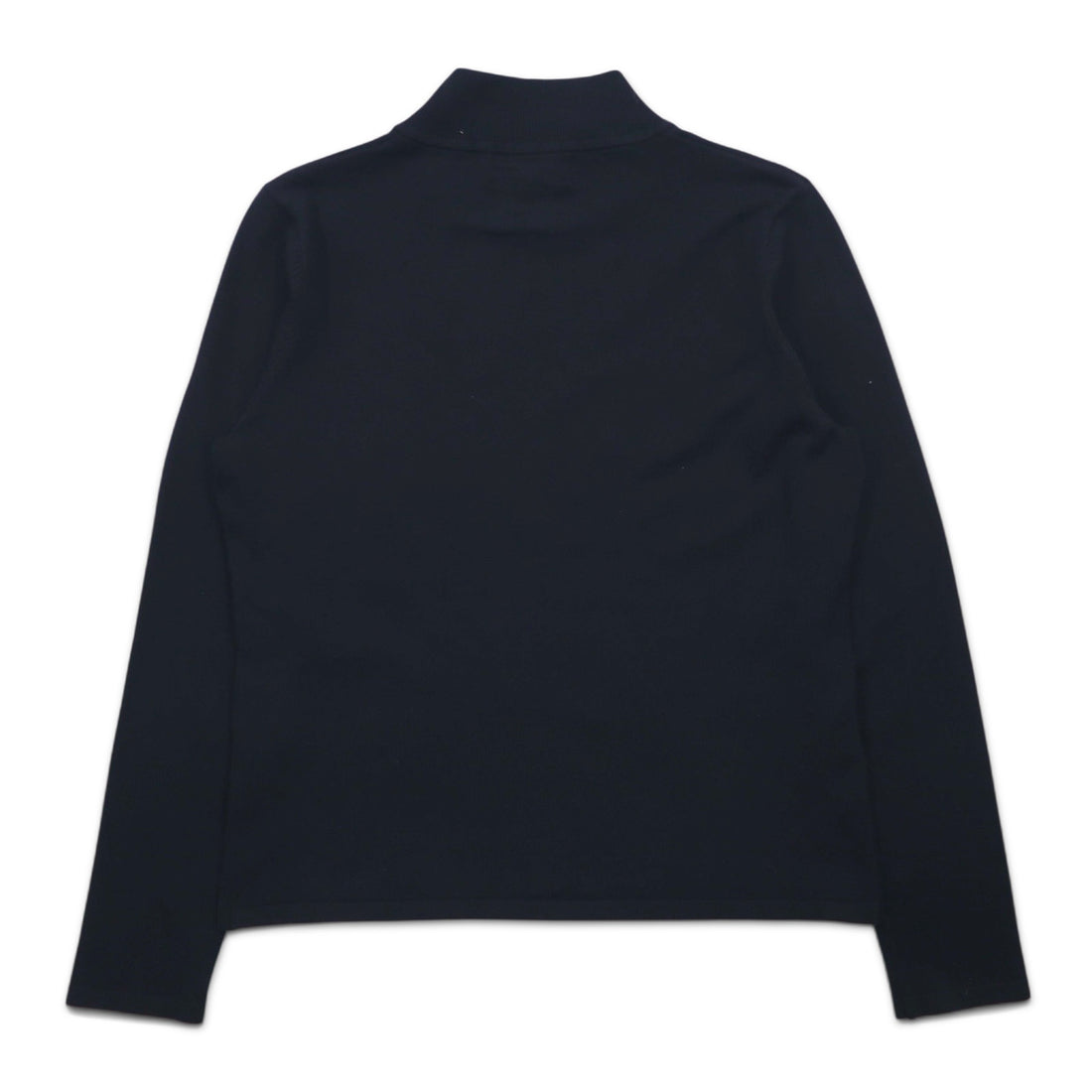 PENDLETON High Neck Silk Knit Sweater S Black Nylon