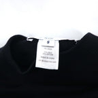 PENDLETON High Neck Silk Knit Sweater S Black Nylon