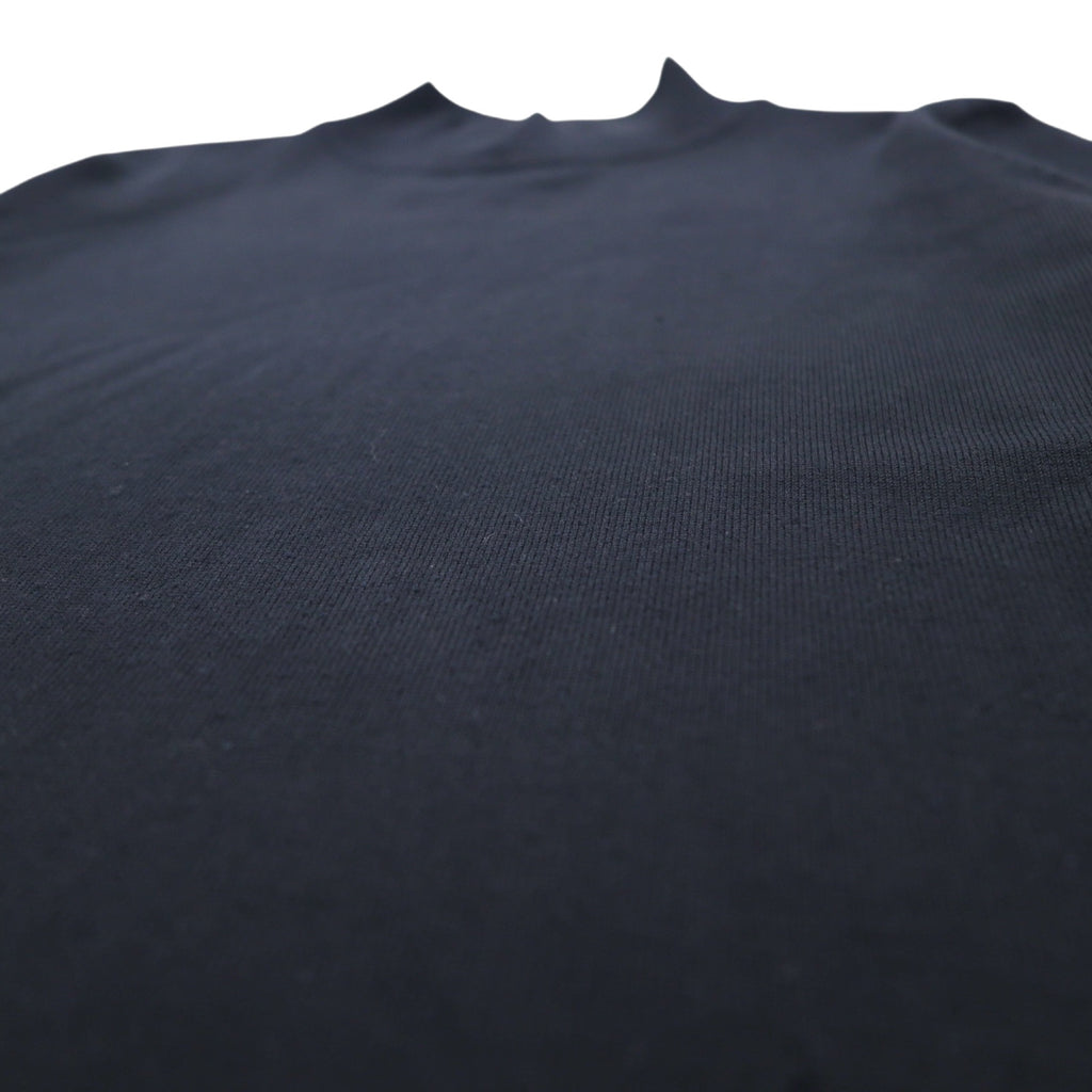 PENDLETON High Neck Silk Knit Sweater S Black Nylon