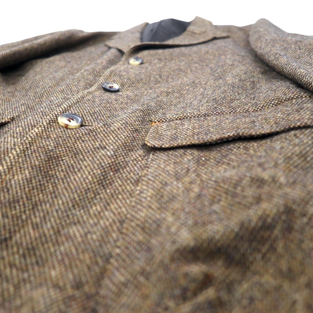 Paul Smith Tweed 3B Tailored Jacket, Medium, Brown, Wool, Made in Japan