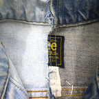 YARN x 90s Lee Riders Remake/Reconstruction Knit Cross Denim Jacket, Size M, Handmade