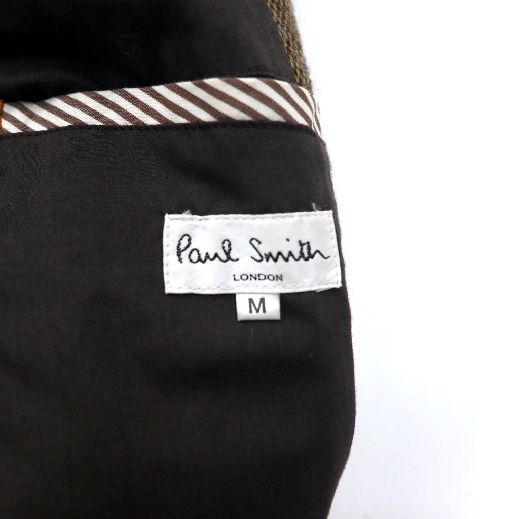 Paul Smith Tweed 3B Tailored Jacket, Medium, Brown, Wool, Made in Japan