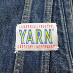 YARN x 90s Lee Riders Remake/Reconstruction Knit Cross Denim Jacket, Size M, Handmade