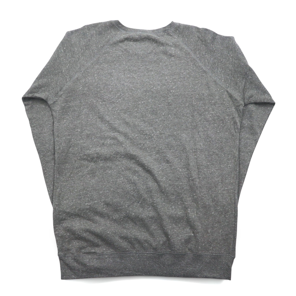 Chiles Big Size College Print Sweatshirt XL Grey Cotton Fleece Football