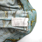 Patagonia 2000s Made in USA Capilene Trunks Shorts, Size L, Blue, All-Over Fish Print, 45111