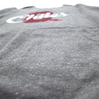 Chiles Big Size College Print Sweatshirt XL Grey Cotton Fleece Football