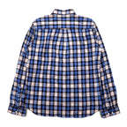 THE NORTH FACE Button Down Shirt XL Blue Check Cotton NR11248H