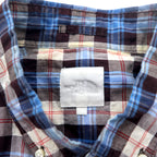 THE NORTH FACE Button Down Shirt XL Blue Check Cotton NR11248H