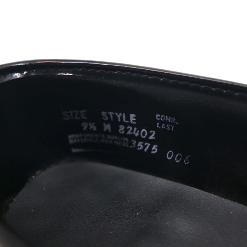 Vintage Patent Leather Loafers USA製 ヴィンテージ エナメルレザー ローファー 27.5cm ブラック
