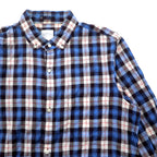 THE NORTH FACE Button Down Shirt XL Blue Check Cotton NR11248H