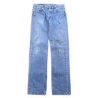 日本然リトテ-古着オンライン-Levi's 90年代 USA製 501 デニムパンツ 32 ブルー コットン ボタンフライ ボタン裏524 501-0125-Levi's 90's USA Made 501 Denim Pants 32 Blue Cotton Button Fly Button Back 524 501-0125