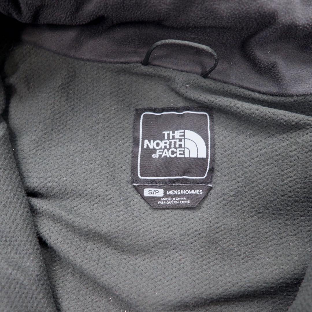 THE NORTH FACE Mountain Parka S Blue Nylon Hood Detachable HYVENT Breathable Waterproof Zip-in Zip Equipped