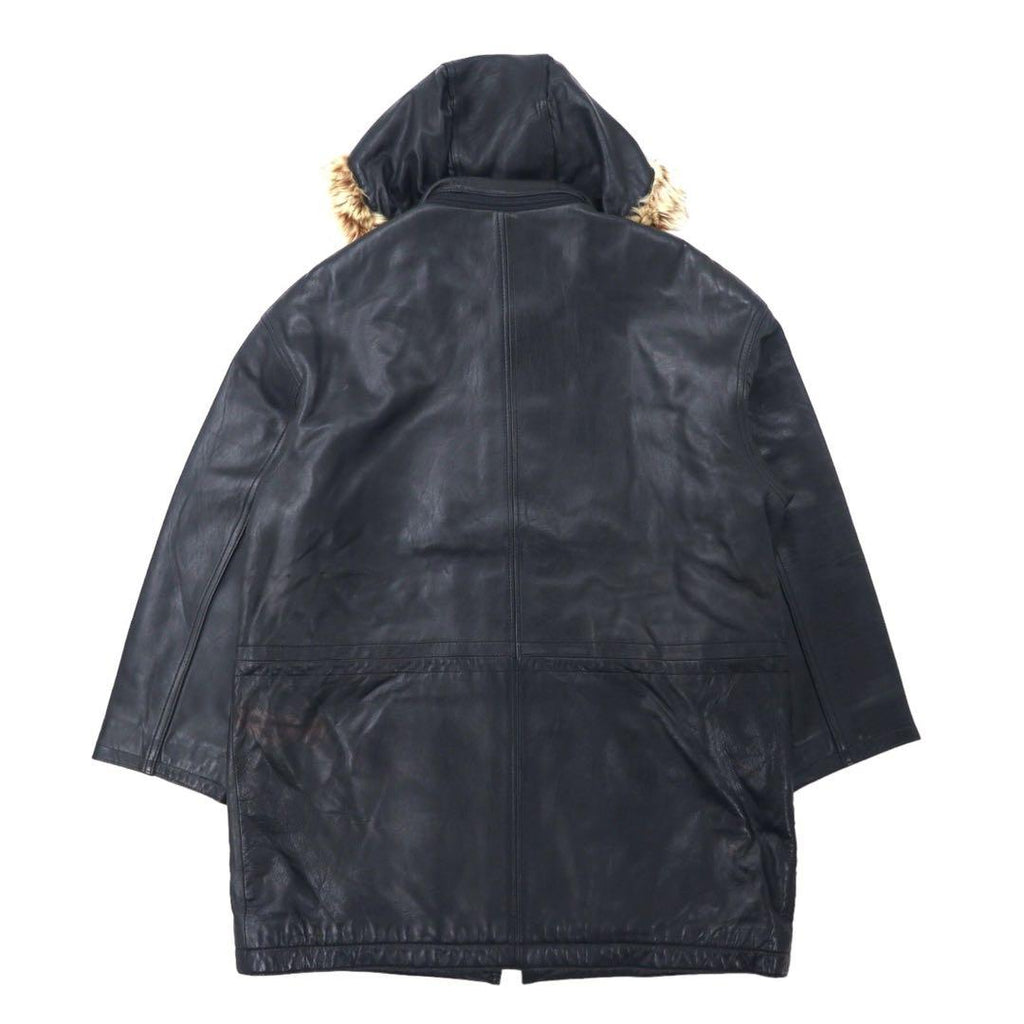 Felgi Homme Lamb Leather Mods Coat FREE Black Sheep Leather Detachable Hood