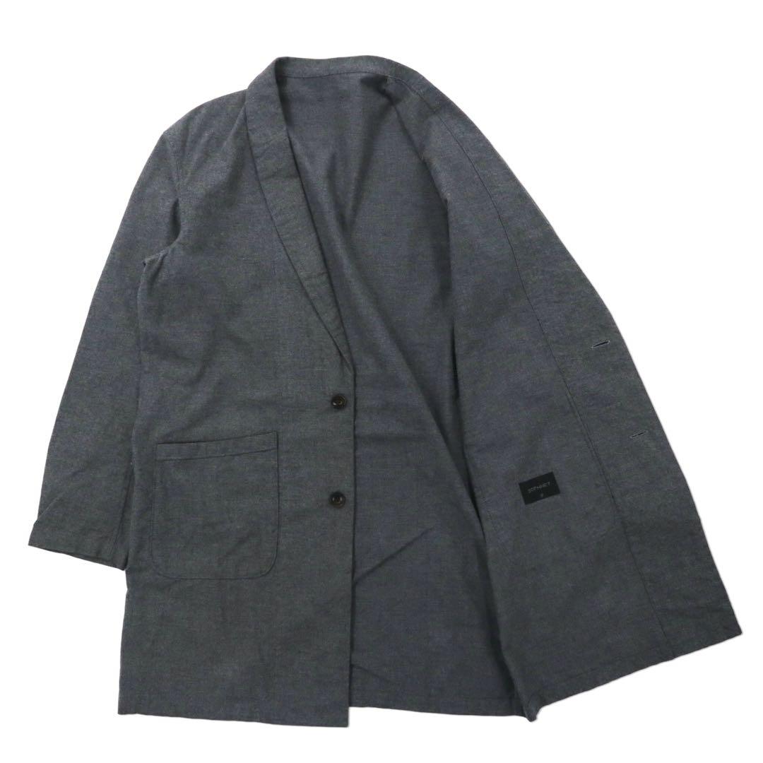 SOPHNET. ガウンコート S グレー コットン SOPH-156073 日本製