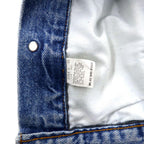 Levi's USA Made 70's 4th Denim Jacket G Jean M Blue Ice Wash Button Back 527 70505