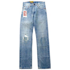 LVC (LEVI'S VINTAGE CLOTHING) 1967 Reprint 505 Denim Pants 28 Blue Big E Repair Processed Selvedge TRESTLES Made in Turkey Unused Item