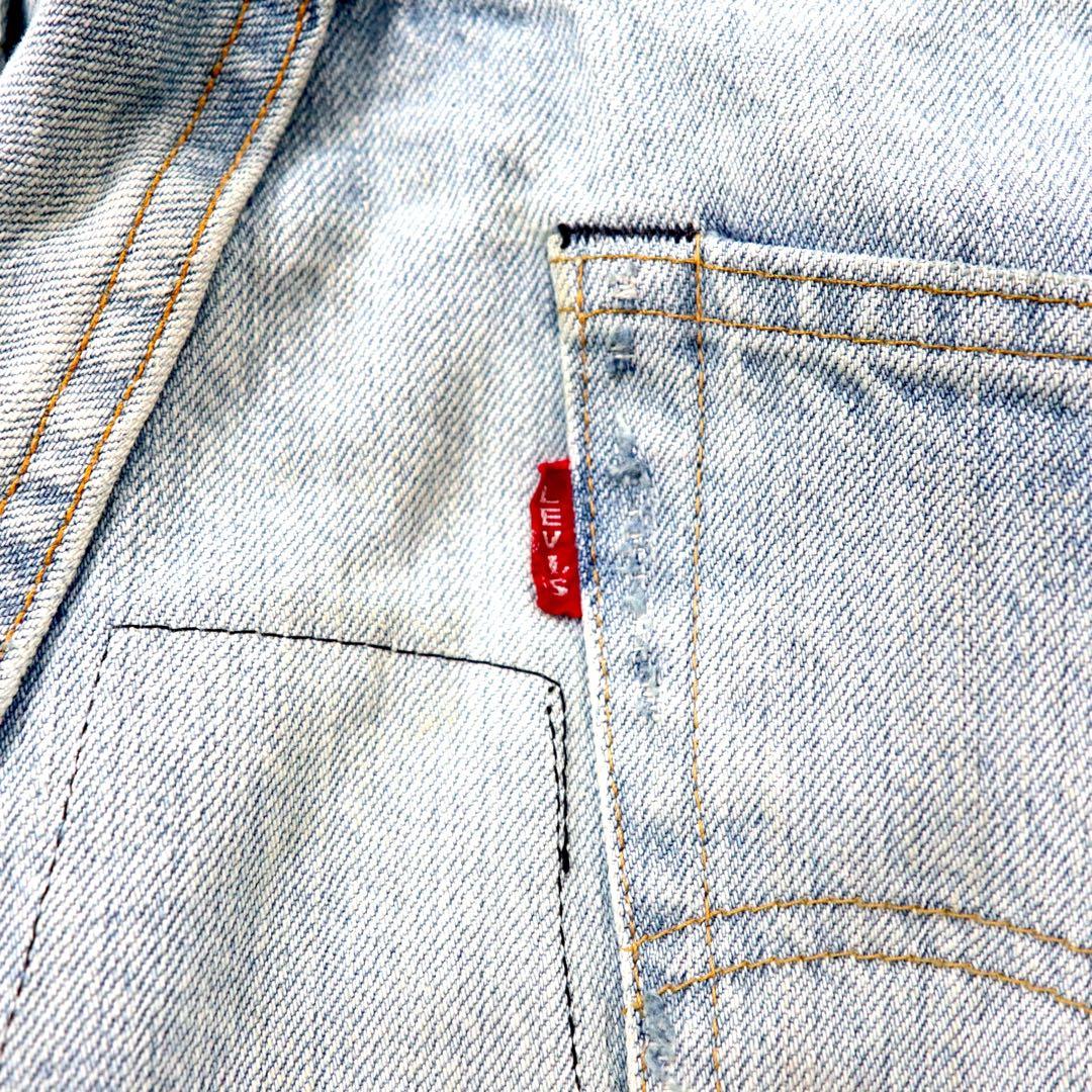 LVC (LEVI'S VINTAGE CLOTHING) 1967 Reprint 505 Denim Pants 28 Blue Big E Repair Processed Selvedge TRESTLES Made in Turkey Unused Item