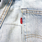 LVC (LEVI'S VINTAGE CLOTHING) 1967 Reprint 505 Denim Pants 28 Blue Big E Repair Processed Selvedge TRESTLES Made in Turkey Unused Item
