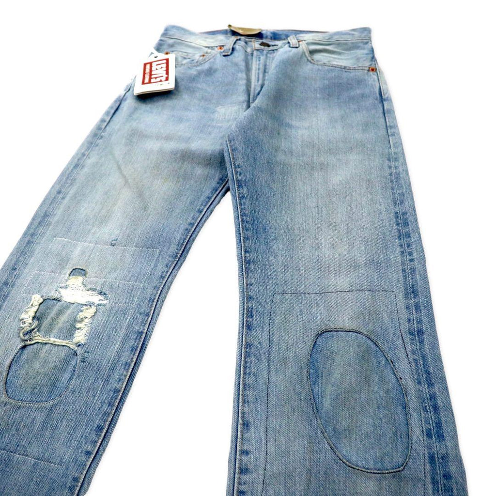 LVC (LEVI'S VINTAGE CLOTHING) 1967 Reprint 505 Denim Pants 28 Blue Big E Repair Processed Selvedge TRESTLES Made in Turkey Unused Item