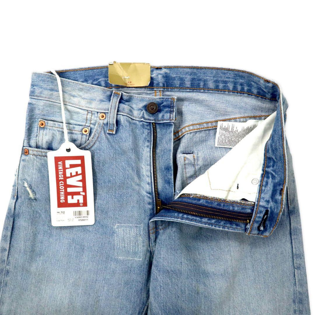 LVC (LEVI'S VINTAGE CLOTHING) 1967 Reprint 505 Denim Pants 28 Blue Big E Repair Processed Selvedge TRESTLES Made in Turkey Unused Item