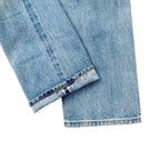 LVC (LEVI'S VINTAGE CLOTHING) 1967 Reprint 505 Denim Pants 28 Blue Big E Repair Processed Selvedge TRESTLES Made in Turkey Unused Item