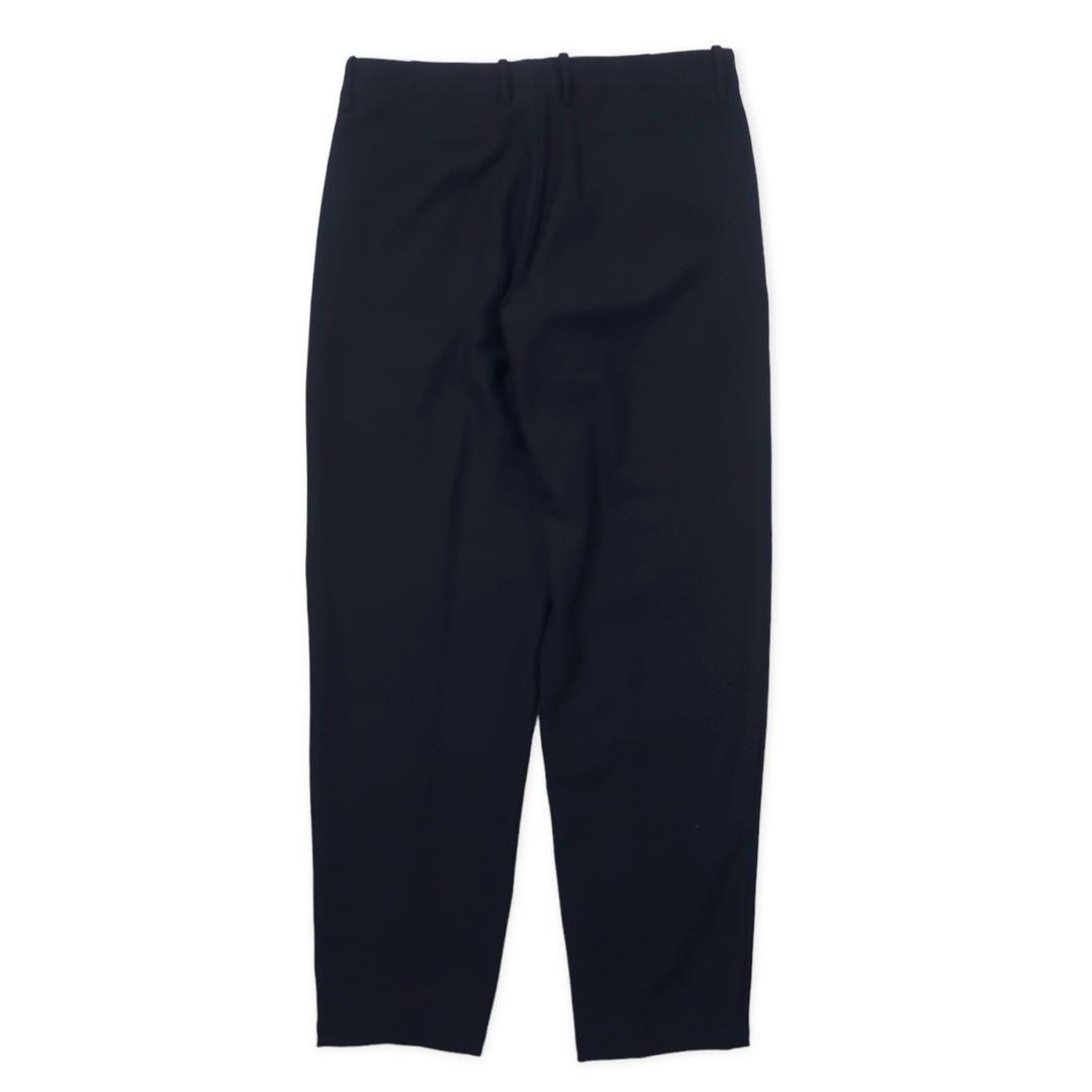 EMPORIO ARMANI Slack Pants 50 Navy Check Polyester Stretch 11P11S 11846 Made in Bulgaria Unused