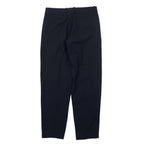 EMPORIO ARMANI Slack Pants 50 Navy Check Polyester Stretch 11P11S 11846 Made in Bulgaria Unused