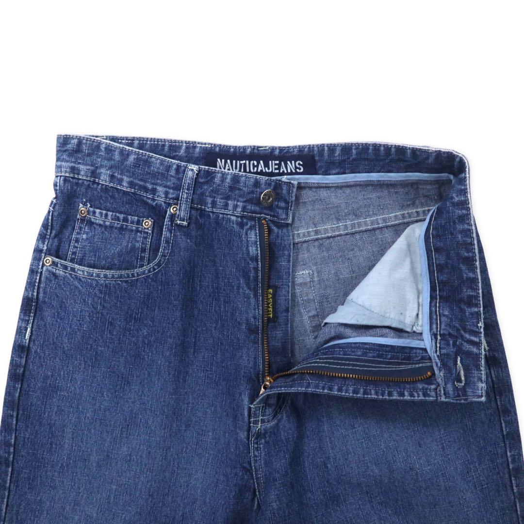 NAUTICA JEANS 90's Baggy Denim Pants 32 Blue Made in Türkiye