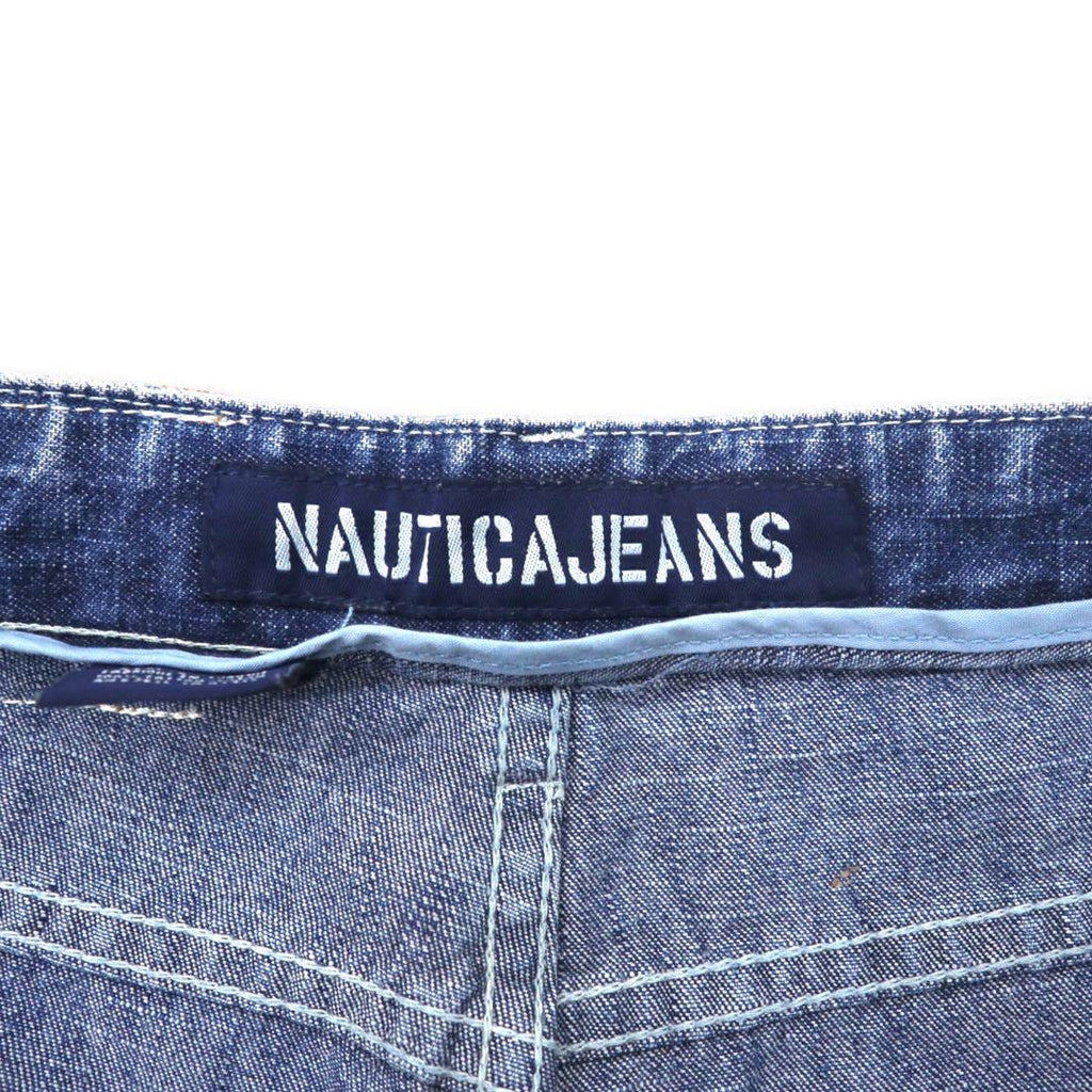 NAUTICA JEANS 90's Baggy Denim Pants 32 Blue Made in Türkiye