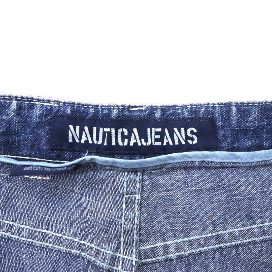 NAUTICA JEANS 90's Baggy Denim Pants 32 Blue Made in Türkiye