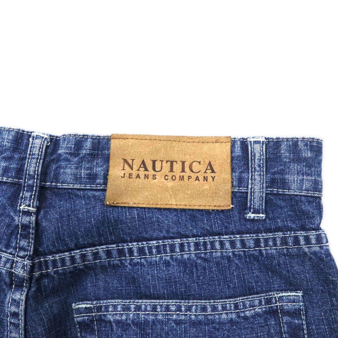 NAUTICA JEANS 90's Baggy Denim Pants 32 Blue Made in Türkiye