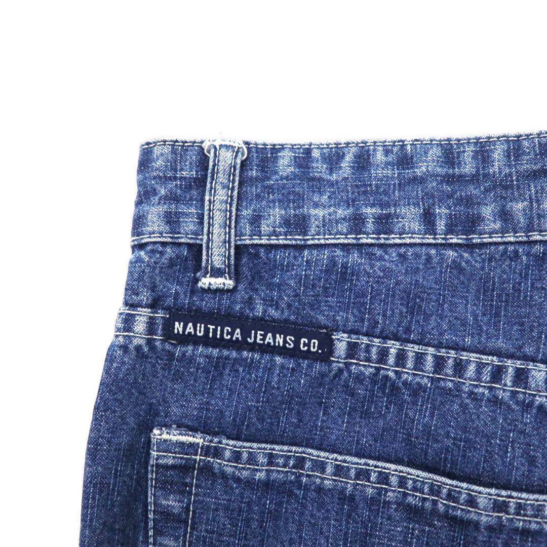 NAUTICA JEANS 90's Baggy Denim Pants 32 Blue Made in Türkiye