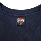 HARLEY DAVIDSON USA logo print T-shirt 3X black cotton SARASOTA FLORIDA double-sided print big size