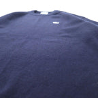 LACOSTE High Gauge Knit Sweater 4 Navy Wool One Point Logo