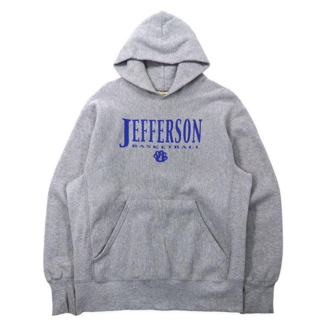 Lee 90's Reverse Weave Parka XL Gray cross grain cotton JEFFERSON BASKET BALL
