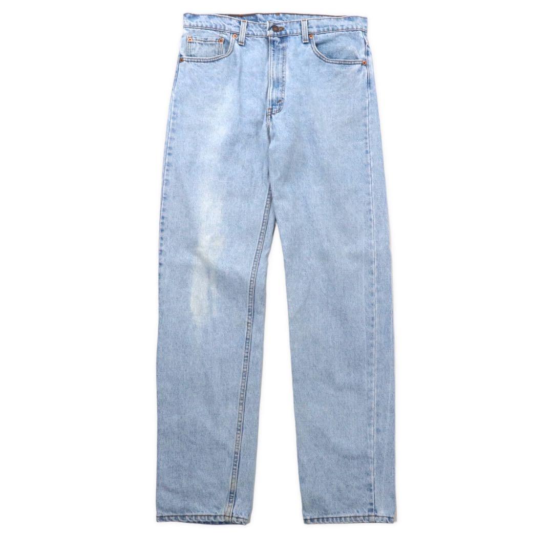 Levi's USA Made 90's 505 Tapered Denim Pants 36 Blue Ice Wash 505-4834 REGULAR FIT STRAIGHT LEG