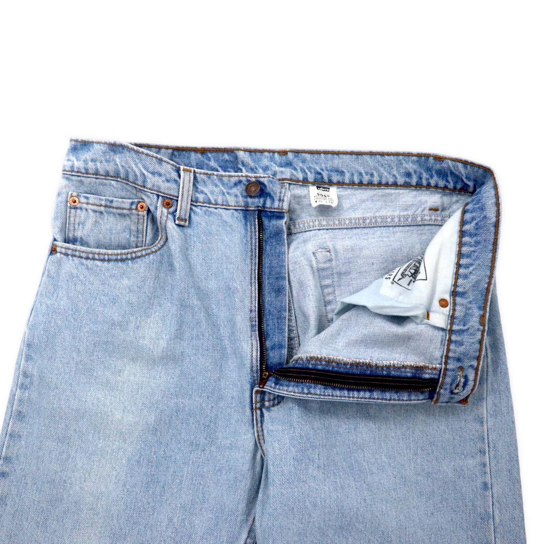 Levi's USA Made 90's 505 Tapered Denim Pants 36 Blue Ice Wash 505-4834 REGULAR FIT STRAIGHT LEG