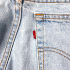 Levi's USA Made 90's 505 Tapered Denim Pants 36 Blue Ice Wash 505-4834 REGULAR FIT STRAIGHT LEG